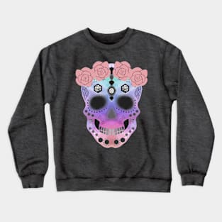 Colorful Sugar Skull Crewneck Sweatshirt